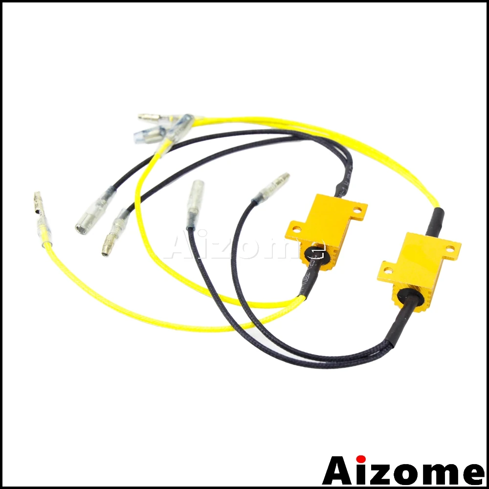25W 6.8 Ohms Motorcycle Indicators Light Blinkers Resistance Flash Rate Controllers LED Turn Signals Light Load Resistors
25W 6.8 Ohms Motorcycle Indicators Light Blinkers Resistance Flash Rate Controllers LED Turn Signals Light Load Resistors