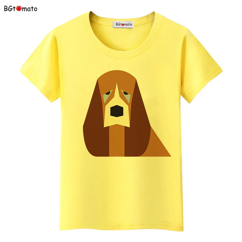 Bgtomato новый дизайн милые футболки с животными оригинальный бренд хорошее