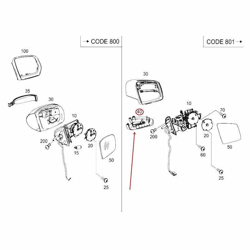 Mirror housing Lower case Suitable for GL450mer ced es-be nzML350 Rear view mirror housing Bottom shell Rear view mirror cover
Mirror housing Lower case Suitable for GL450mer ced es-be nzML350 Rear view mirror housing Bottom shell Rear view mirror cover