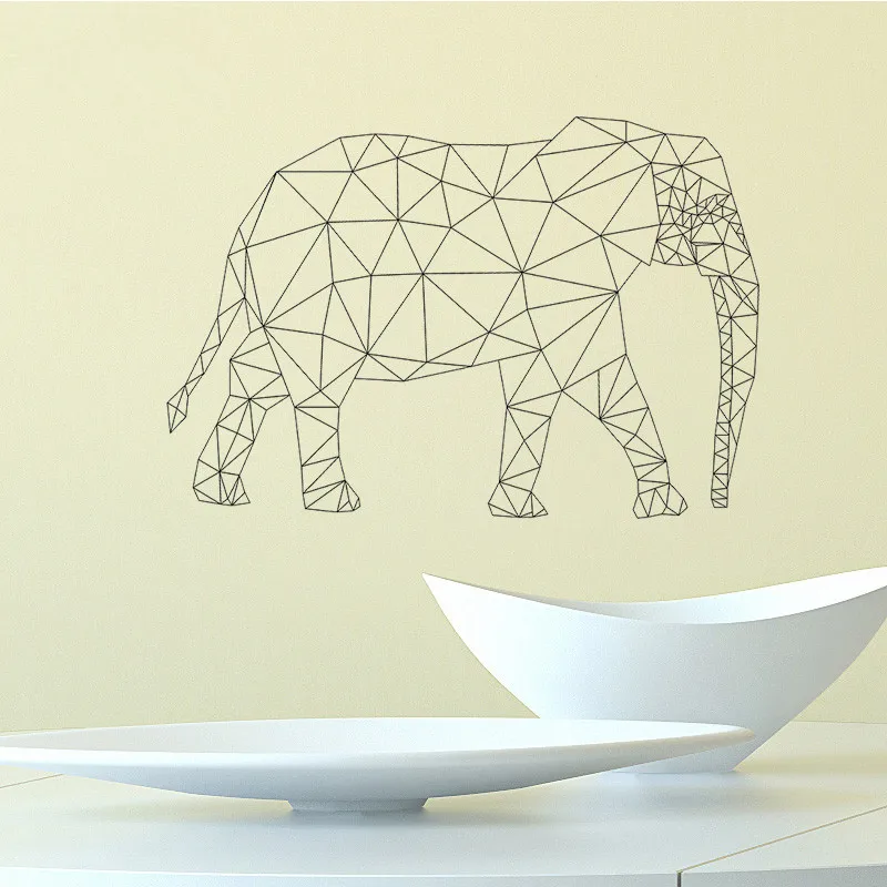 Geometry Elephants Wall Stickers for Kids Rooms murals Home Decor Living Room Vinilos Decorativos Para Paredes
Geometry Elephants Wall Stickers for Kids Rooms murals Home Decor Living Room Vinilos Decorativos Para Paredes