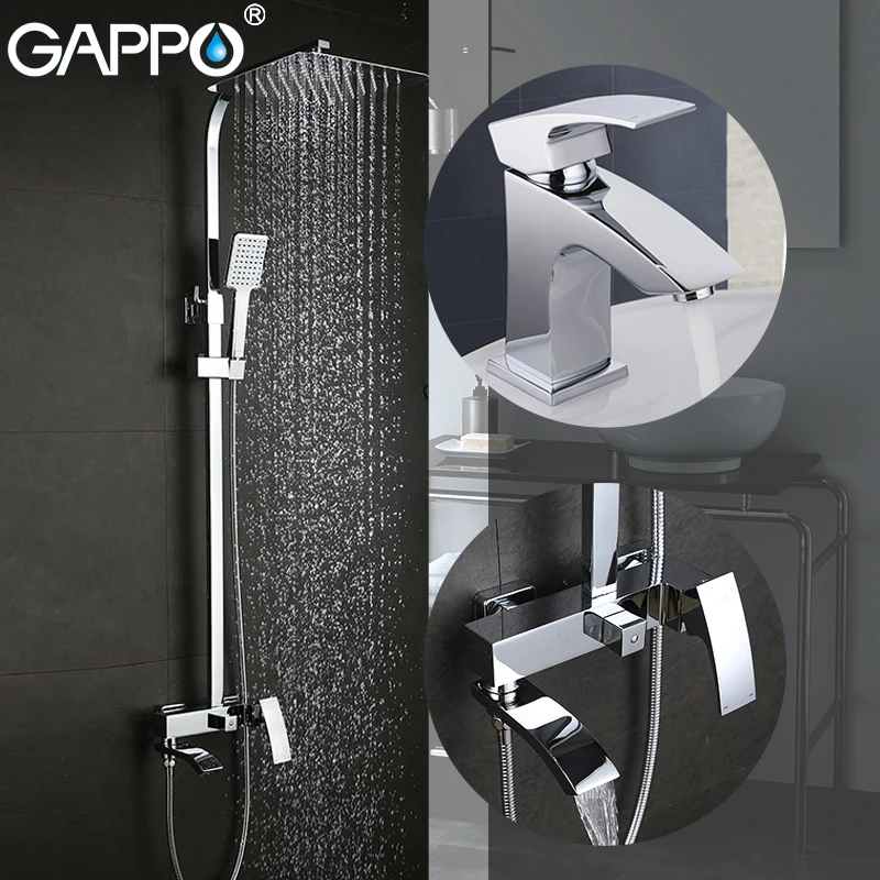 

GAPPO Bathtub Faucets bath tub taps brass basin mixer taps waterfall bathroom faucet basin faucet