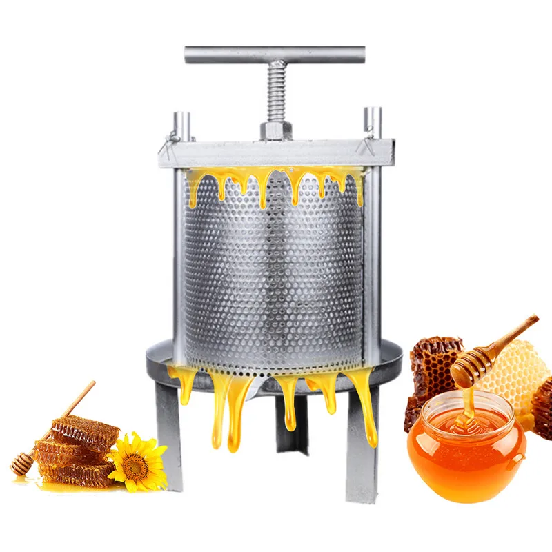 Manual Beewax Honeycomb Presser Stainless Steel Honey Extractor Fruit Wine Press Nature Juice Make Machine Beekeeping Equipment
Manual Beewax Honeycomb Presser Stainless Steel Honey Extractor Fruit Wine Press Nature Juice Make Machine Beekeeping Equipment