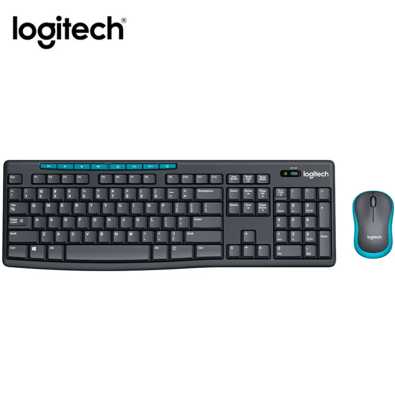 Беспроводная клавиатура Logitech MK275 комбинированная английская Водонепроницаемая
