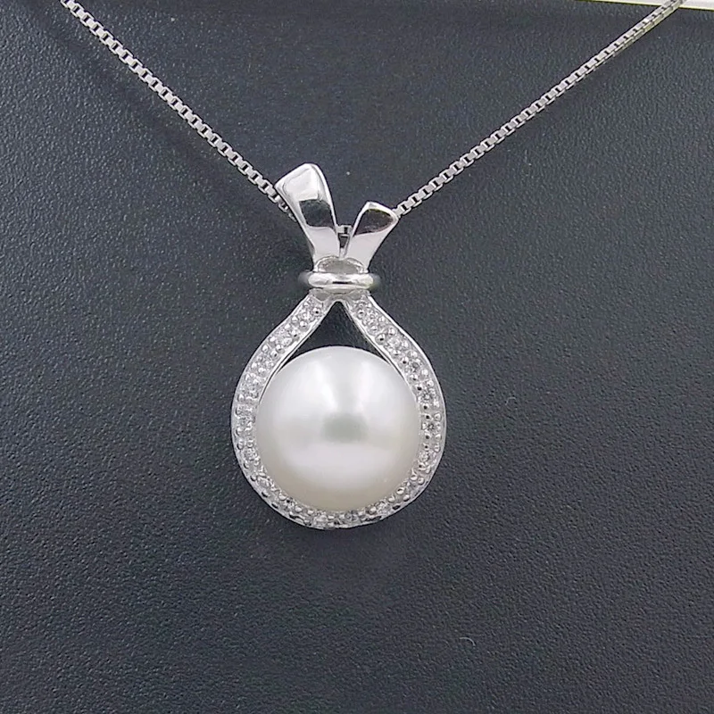 Sinya 925 sterling silver natural pearl pendant necklace for women fashion design fine jewelry with 18inch 0.8mm box chain
Sinya 925 sterling silver natural pearl pendant necklace for women fashion design fine jewelry with 18inch 0.8mm box chain