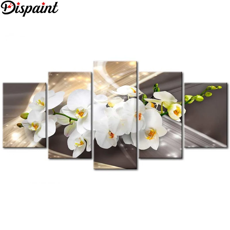 Dispaint 5pcs Full Square/Round Drill 5D DIY Diamond Painting "Flower orchid" Multi-picture Combination Embroidery 5D Decor
Dispaint 5pcs Full Square/Round Drill 5D DIY Diamond Painting "Flower orchid" Multi-picture Combination Embroidery 5D Decor