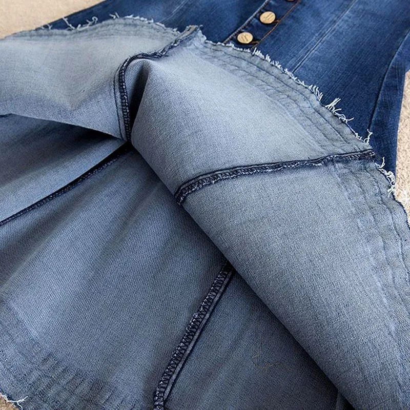 MIND FEET Women Denim Skirts Female Plus Size Row Buckle Self-cultivation Elastic Force Fish Tail Skirt Lady Mermaid Long Skirt
MIND FEET Women Denim Skirts Female Plus Size Row Buckle Self-cultivation Elastic Force Fish Tail Skirt Lady Mermaid Long Skirt
