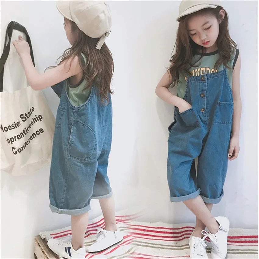 Children's Jumpsuit Summer Casual Denim Overalls For Girls Fashion Wear On Both Sides Jumpsuits Cotton Kids Clothing 4 5 6 7 8 Y
Children's Jumpsuit Summer Casual Denim Overalls For Girls Fashion Wear On Both Sides Jumpsuits Cotton Kids Clothing 4 5 6 7 8 Y