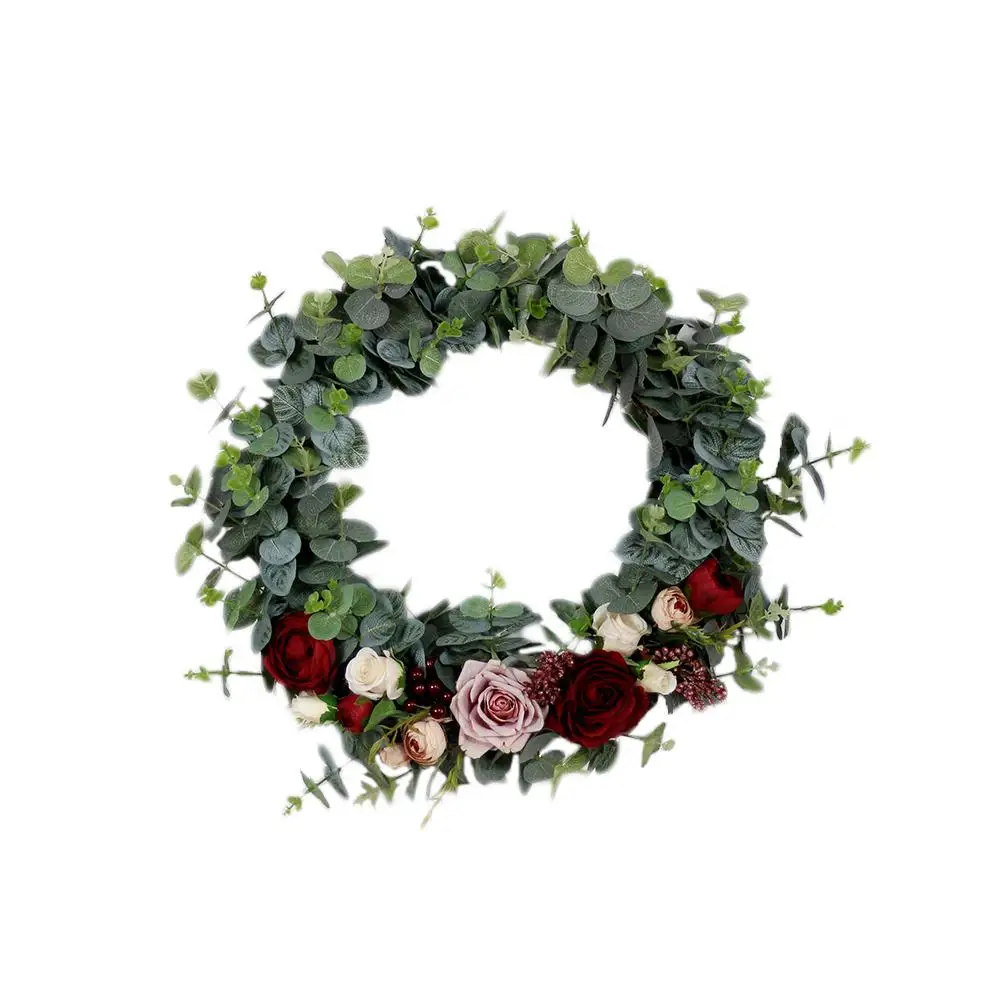 Adeeing Outer Diameter 42cm Pretty Rose Wreath Garland Floriation Hanging for Door Wedding Festival
Adeeing Outer Diameter 42cm Pretty Rose Wreath Garland Floriation Hanging for Door Wedding Festival