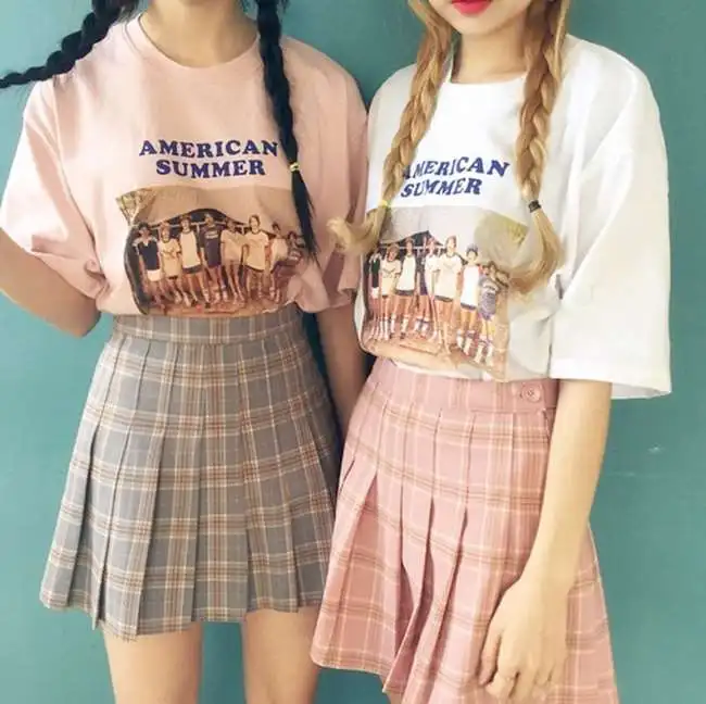 Harajuku Skater Skirts 2022 Summer New korean Harajuku Vintage Plaid Pleated Skirt Womens Kawaii High Waist Skirt Women Clothing
Harajuku Skater Skirts 2022 Summer New korean Harajuku Vintage Plaid Pleated Skirt Womens Kawaii High Waist Skirt Women Clothing