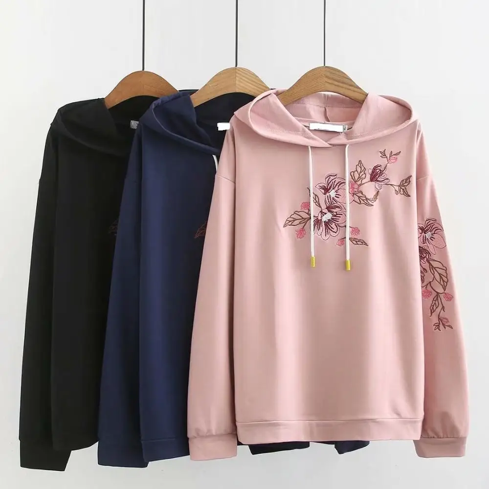 Hooded Sweatershirts Autumn Cotton Plus Size Women 2020 Lady Pink Flower Print Sweatershirts Hoodies Female Outwear 4XL
Hooded Sweatershirts Autumn Cotton Plus Size Women 2020 Lady Pink Flower Print Sweatershirts Hoodies Female Outwear 4XL