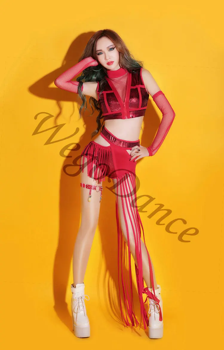Ds costume sexy tassel twirled dj Woman singer clothes Hiphop Costumes
Ds costume sexy tassel twirled dj Woman singer clothes Hiphop Costumes