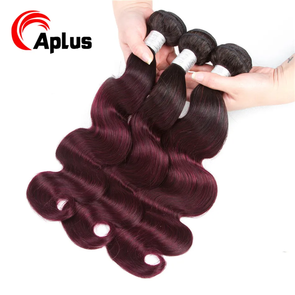A Plus Hair Pre-colored Ombre Peruvian Body Wave 1B 99J/Burgundy Two Tone Human Hair Bundles 4PC Non Remy Human Hair Extensions
A Plus Hair Pre-colored Ombre Peruvian Body Wave 1B 99J/Burgundy Two Tone Human Hair Bundles 4PC Non Remy Human Hair Extensions