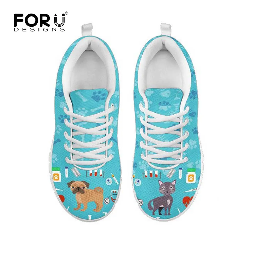 FORUDESIGNS Veterinarian Sneakers Women Shoes Casual Breathable Mesh Lace-up White Flat Walking Ladies Shoes Zapatos Mujer 2019
FORUDESIGNS Veterinarian Sneakers Women Shoes Casual Breathable Mesh Lace-up White Flat Walking Ladies Shoes Zapatos Mujer 2019