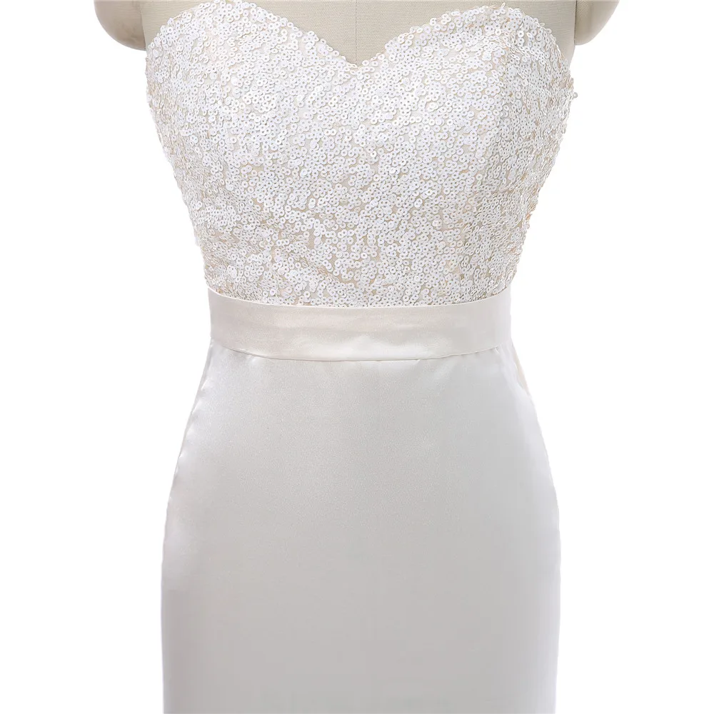 Beige Cheap Bridesmaid Dresses Under 50 Mermaid Sweetheart Sequins Backless Long Wedding Party Dresses
Beige Cheap Bridesmaid Dresses Under 50 Mermaid Sweetheart Sequins Backless Long Wedding Party Dresses