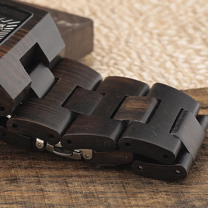 BOBO BIRD L23 Black Sandal Wood Men Watch Analog Quartz Movement Lightweight Vintage Wooden Watch With Gift Box
BOBO BIRD L23 Black Sandal Wood Men Watch Analog Quartz Movement Lightweight Vintage Wooden Watch With Gift Box