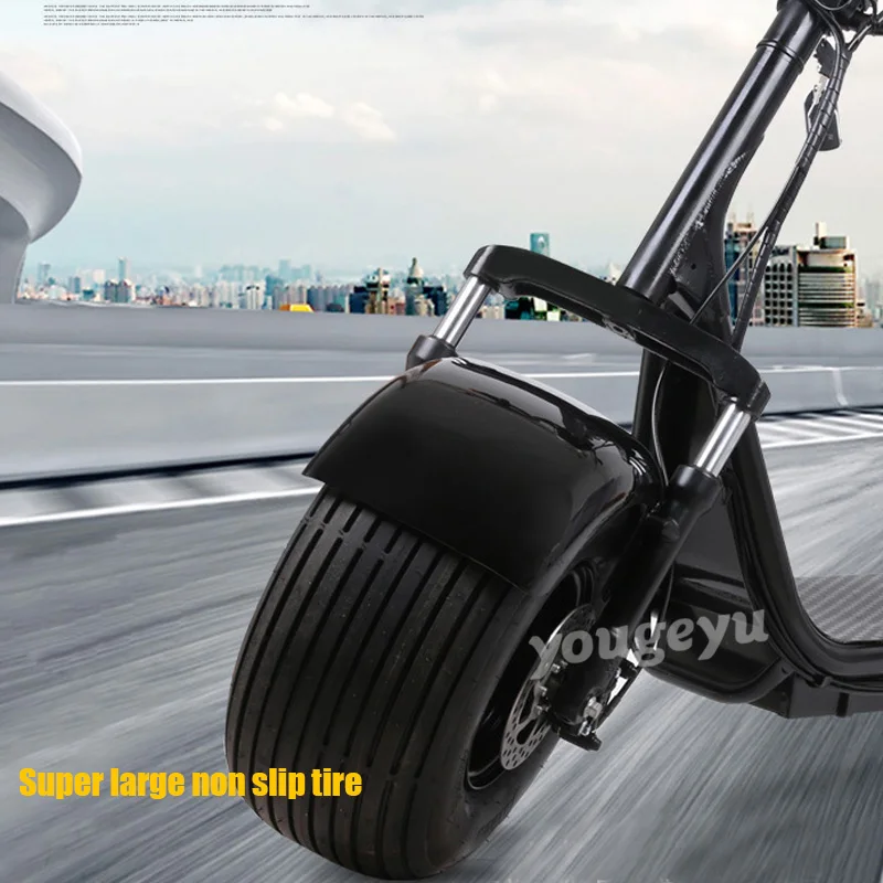 Harley Electric Scooter Motor Cycle Wide Tire Bike E-Bike E scooter 1000W Car Vehicle Motorcycle Citycoco moto eletrica | Спорт и