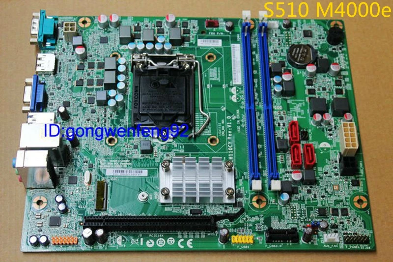 Материнская плата для Lenovo S510 M4000e, материнская плата IH110CX LGA1151, 100% протестирована, полностью работает
Материнская плата для Lenovo S510 M4000e, материнская плата IH110CX LGA1151, 100% протестирована, полностью работает