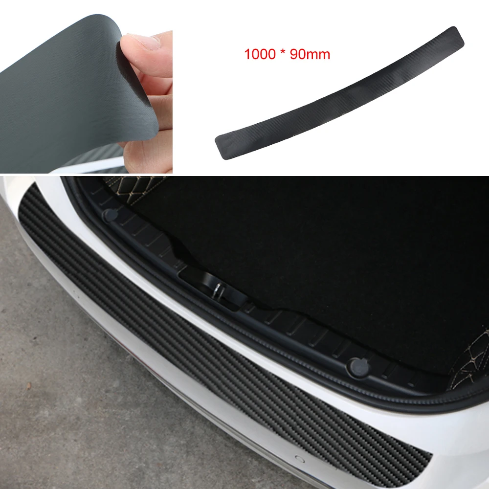 Universal Trunk Rear Guard Plate Sticker Car Rear Bumper Trim Anti-Kicked Scratch Protection Sticker Strip 3D Carbon Fiber Film
Universal Trunk Rear Guard Plate Sticker Car Rear Bumper Trim Anti-Kicked Scratch Protection Sticker Strip 3D Carbon Fiber Film