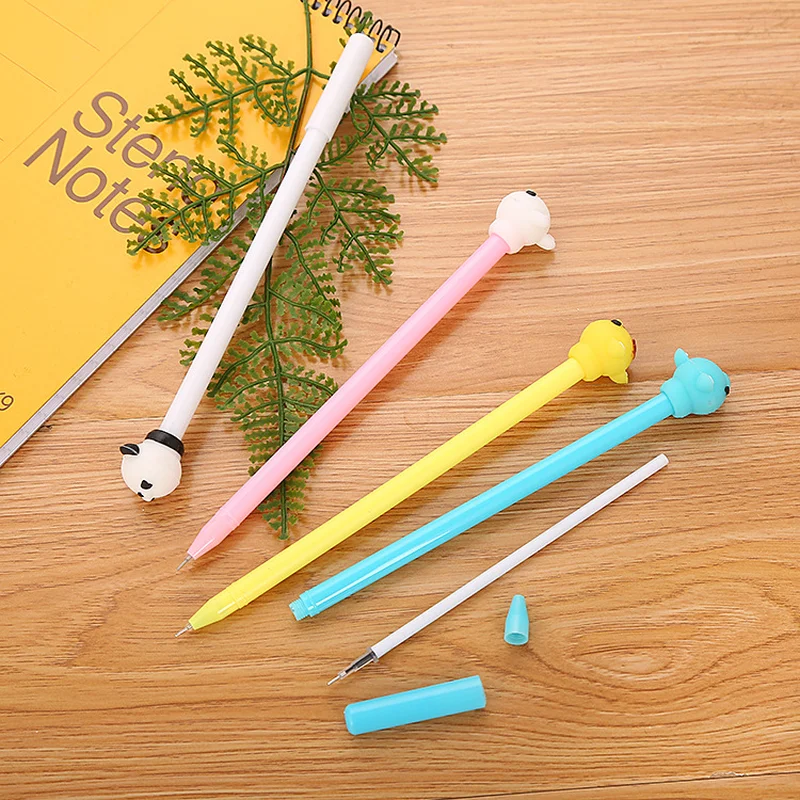 1 Pcs Cute Stationery Cartoon Animal Modeling Neutral Pen Creative Learning Office Supplies Silicone Head Water-based Pen Kawaii
1 Pcs Cute Stationery Cartoon Animal Modeling Neutral Pen Creative Learning Office Supplies Silicone Head Water-based Pen Kawaii