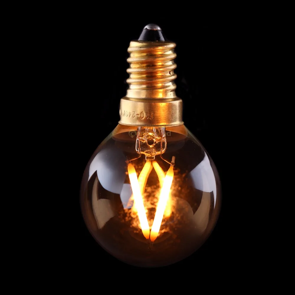 10pack Vintage LED Filament Light Bulb,1W 2200K,Gold Tint,Edison G40 Globe Style,Decorative Chandelier Household Lights,Dimmable
10pack Vintage LED Filament Light Bulb,1W 2200K,Gold Tint,Edison G40 Globe Style,Decorative Chandelier Household Lights,Dimmable
