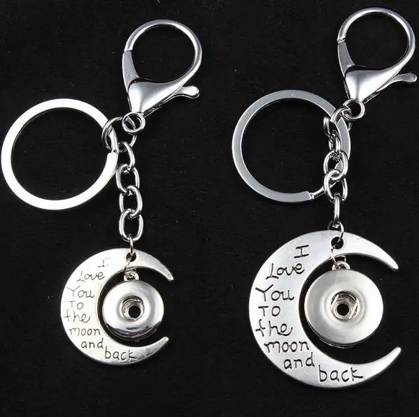 10PCS I Love You To The Moon And Back Snap Jewelry Interchangeable Ginger Button Key Chain Rings
10PCS I Love You To The Moon And Back Snap Jewelry Interchangeable Ginger Button Key Chain Rings