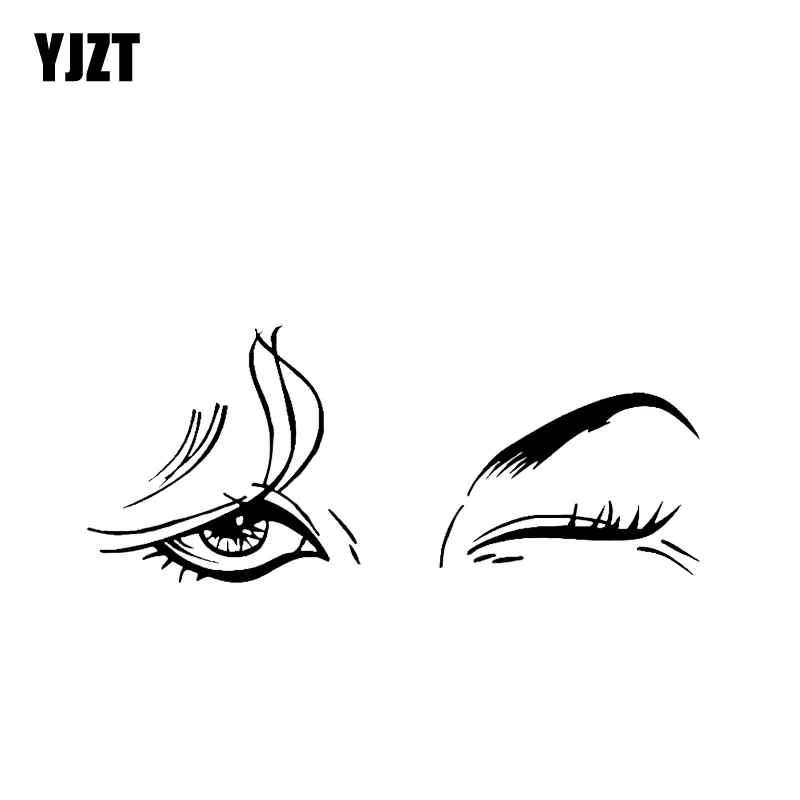 YJZT 17.5*7.4CM Pretty Beauty Female Eye Car Sticker Vinyl High Quality Graphics Accessories Decor C12-0535
YJZT 17.5*7.4CM Pretty Beauty Female Eye Car Sticker Vinyl High Quality Graphics Accessories Decor C12-0535