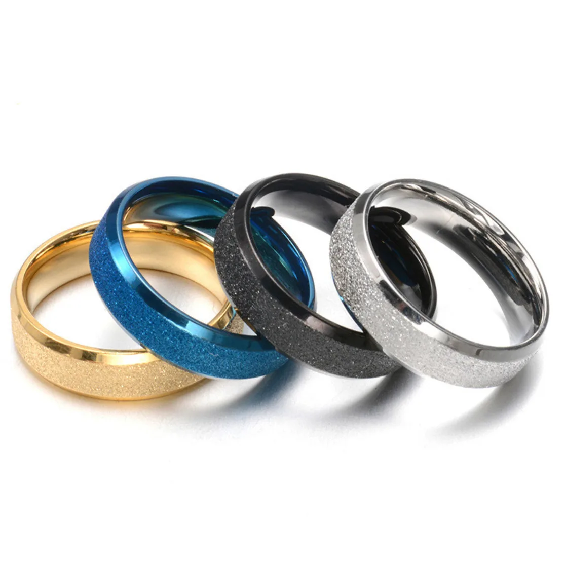 Pearl Sand Wedding Fashion Rings Couple Women Designer Jewelry Luxury Stainless Steel Blue Black Gold Rings Set Size 6
Pearl Sand Wedding Fashion Rings Couple Women Designer Jewelry Luxury Stainless Steel Blue Black Gold Rings Set Size 6