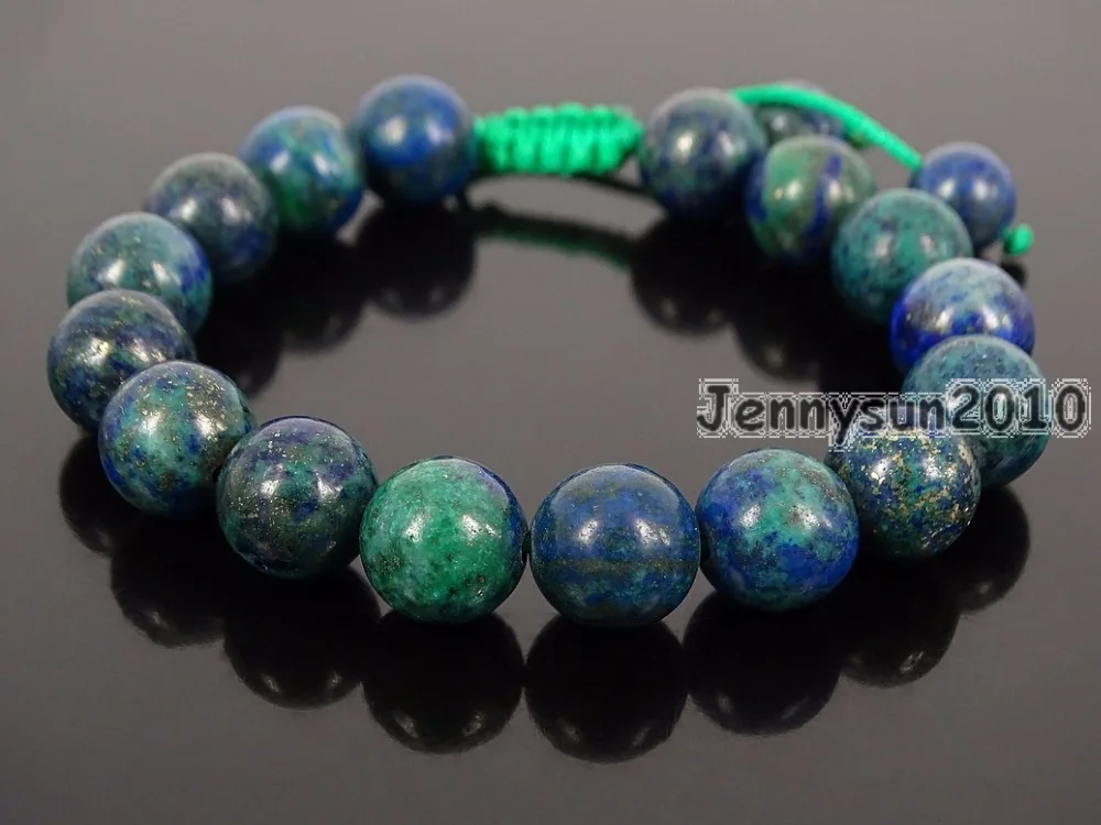Handmade 10mm Adjustable Natural Lapis Lazuli Chrysocolla Gems Stone Round Beads Bracelet Healing Reiki 5 Strands/Pack
Handmade 10mm Adjustable Natural Lapis Lazuli Chrysocolla Gems Stone Round Beads Bracelet Healing Reiki 5 Strands/Pack