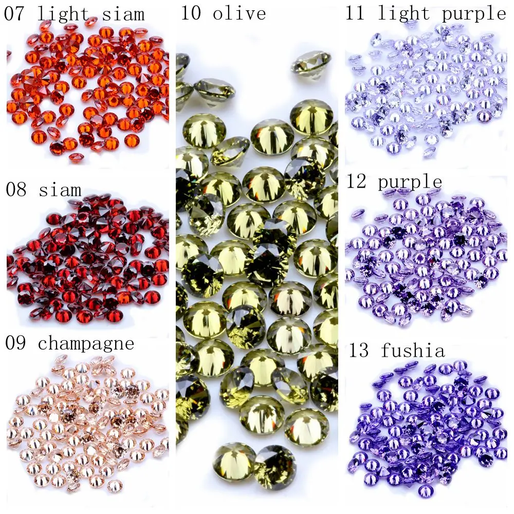1000pcs AAAAA+ 0.8-4mm CZ Stone Round Cut Beads Light Purple Color Cubic Zirconia Synthetic Gems For Jewelry
1000pcs AAAAA+ 0.8-4mm CZ Stone Round Cut Beads Light Purple Color Cubic Zirconia Synthetic Gems For Jewelry
