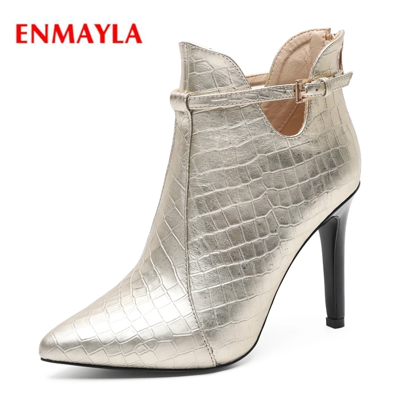ENMAYLA/ботинки из натуральной кожи с острым носком и пряжкой на ремешке; Zapatos De Mujer; Женская обувь; Размеры 34-40; ZYL1940
ENMAYLA/ботинки из натуральной кожи с острым носком и пряжкой на ремешке; Zapatos De Mujer; Женская обувь; Размеры 34-40; ZYL1940