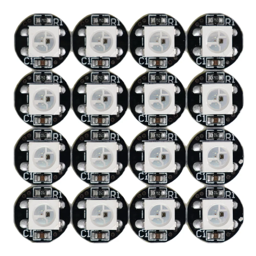 5050 SMD Prewired WS2812B SK6812 RGB светодиодный чипы индивидуально адресуемых Черный PCB