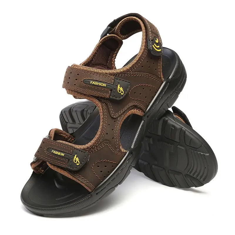 LAISUMK Hot Sale New Fashion Summer Leisure Beach Men Shoes High Quality Leather Sandals The Big Yards Men's Sandals Size 38-44
LAISUMK Hot Sale New Fashion Summer Leisure Beach Men Shoes High Quality Leather Sandals The Big Yards Men's Sandals Size 38-44