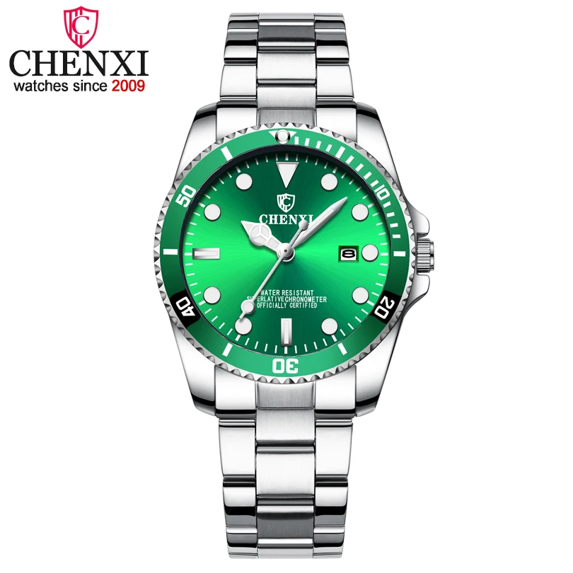 Top Brand CHENXI Watches Fashion Women Watch Stainless Steel Women's Watches Green Dial Casual Quartz Watch relogio feminino
Top Brand CHENXI Watches Fashion Women Watch Stainless Steel Women's Watches Green Dial Casual Quartz Watch relogio feminino