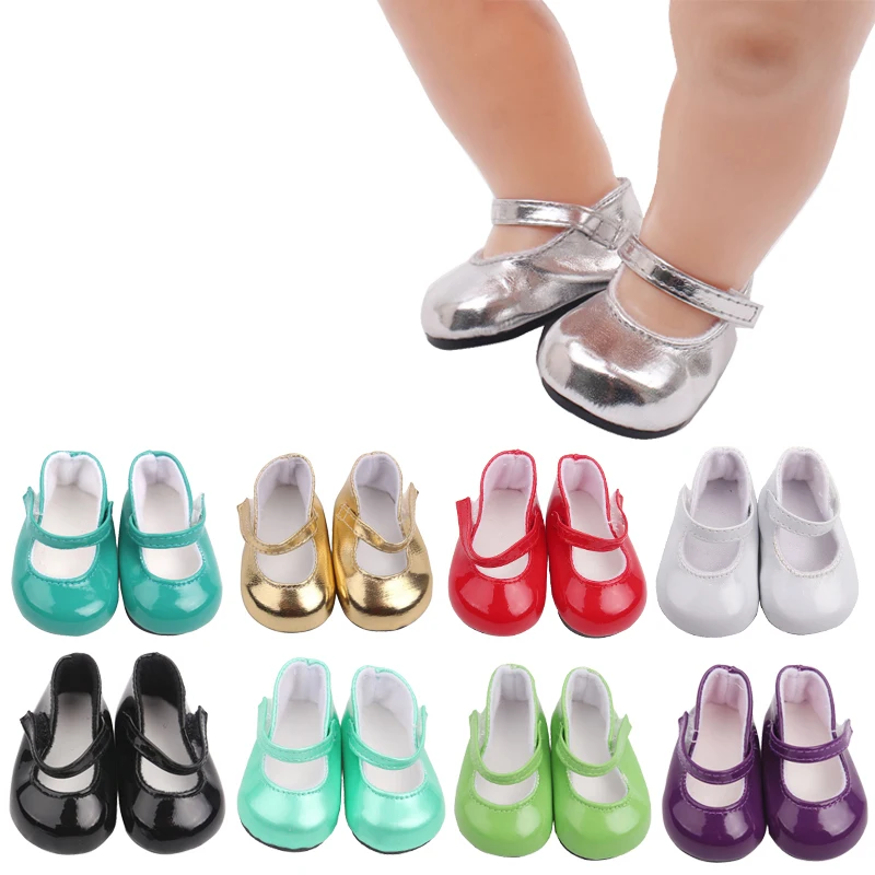 43 Cm Baby Dolls Shoes Newborn Quality PU Shoes Princess Round Head Dress Shoe Fit American 18 Inch Girls Doll g41
43 Cm Baby Dolls Shoes Newborn Quality PU Shoes Princess Round Head Dress Shoe Fit American 18 Inch Girls Doll g41