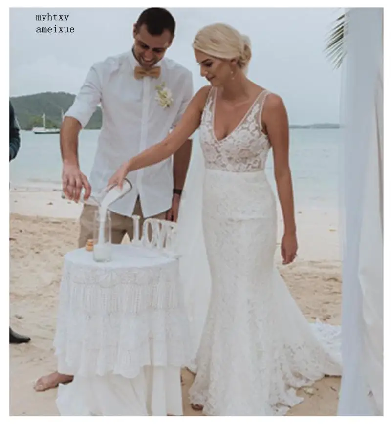 Ivory Informal Sexy Cheap Wedding Dress 2020 Elegant Lace Mermaid Bride Wedding Dresses Romantic Vestidos De Novia Wedding Gowns
Ivory Informal Sexy Cheap Wedding Dress 2020 Elegant Lace Mermaid Bride Wedding Dresses Romantic Vestidos De Novia Wedding Gowns