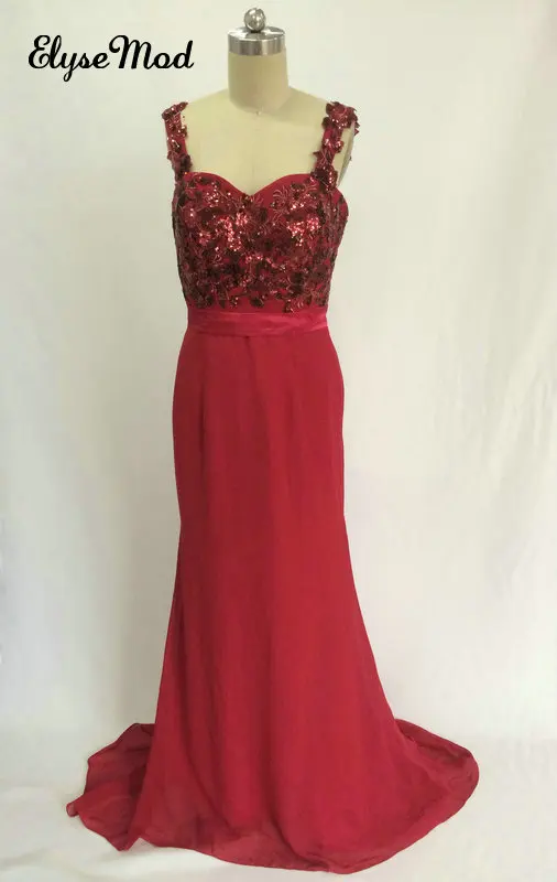 Real Photo Praia Sequins Floor Length Sheath Column Chiffon Bridesmaids Wine Red Formal Dresse 2018
Real Photo Praia Sequins Floor Length Sheath Column Chiffon Bridesmaids Wine Red Formal Dresse 2018