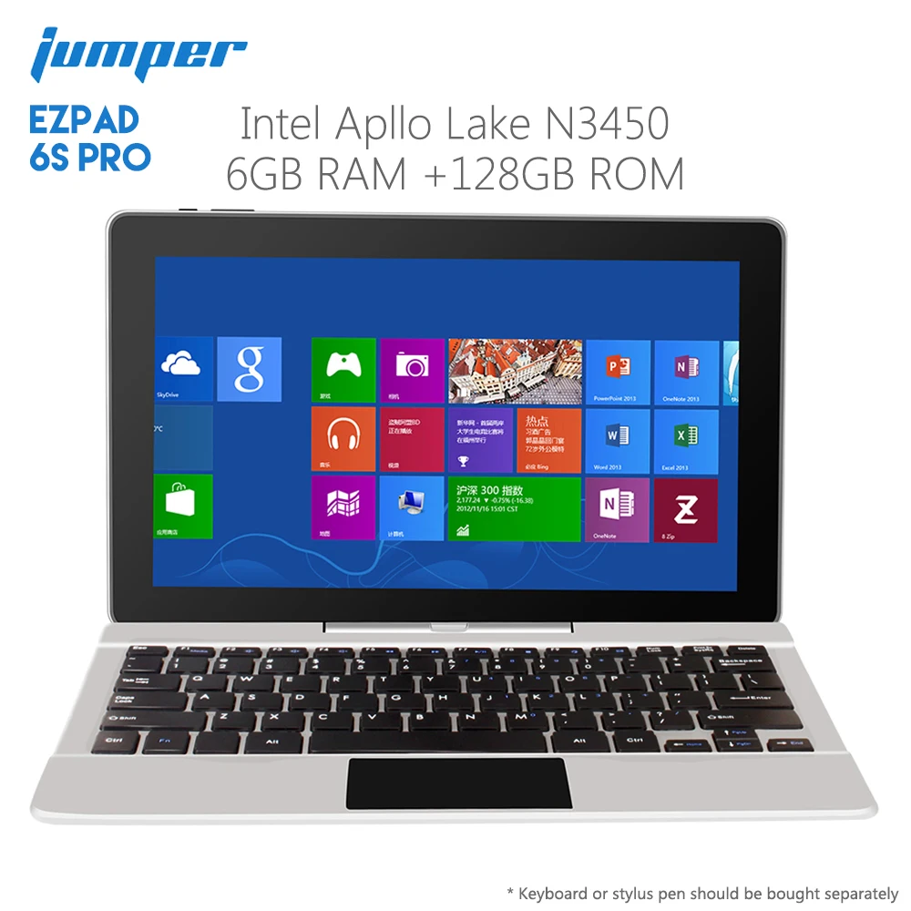Оригинальный планшетный ПК Jumper EZpad 6S Pro 11 6 дюймов Apollo Lake N3450 четырехъядерный