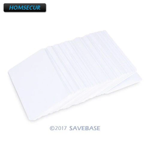 HOMSECUR 50pcs 13.56Mhz Thin IC Proximity IC Card For Access Control And Time Clock Use
HOMSECUR 50pcs 13.56Mhz Thin IC Proximity IC Card For Access Control And Time Clock Use