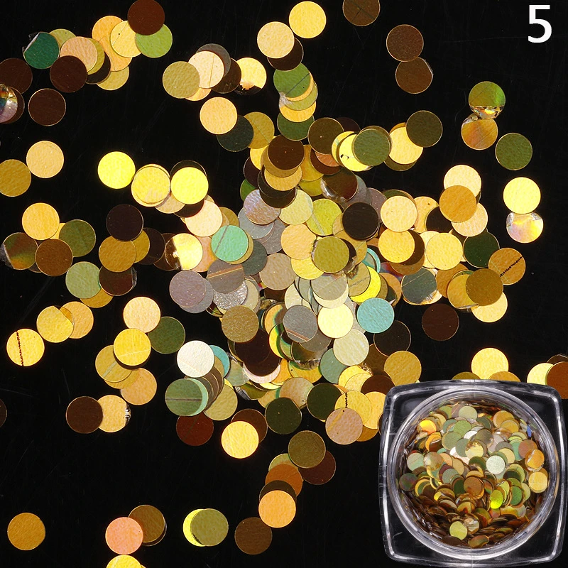 New 12 Colors 1 Set Nail Art Glitter Sets Sequins Holographic Laser Mix Round Chunky Glitter Nail Patch Eye Body Face Decoration
New 12 Colors 1 Set Nail Art Glitter Sets Sequins Holographic Laser Mix Round Chunky Glitter Nail Patch Eye Body Face Decoration