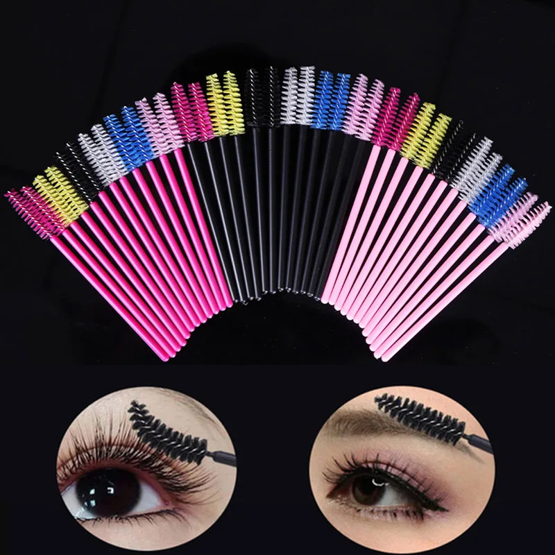 New 100pcs/Set Disposable Eyelash Brush Mascara Wands Applicator Spoolers Eye Lashes Eyebrow Brush Eyelash Brush Long Six Color
New 100pcs/Set Disposable Eyelash Brush Mascara Wands Applicator Spoolers Eye Lashes Eyebrow Brush Eyelash Brush Long Six Color