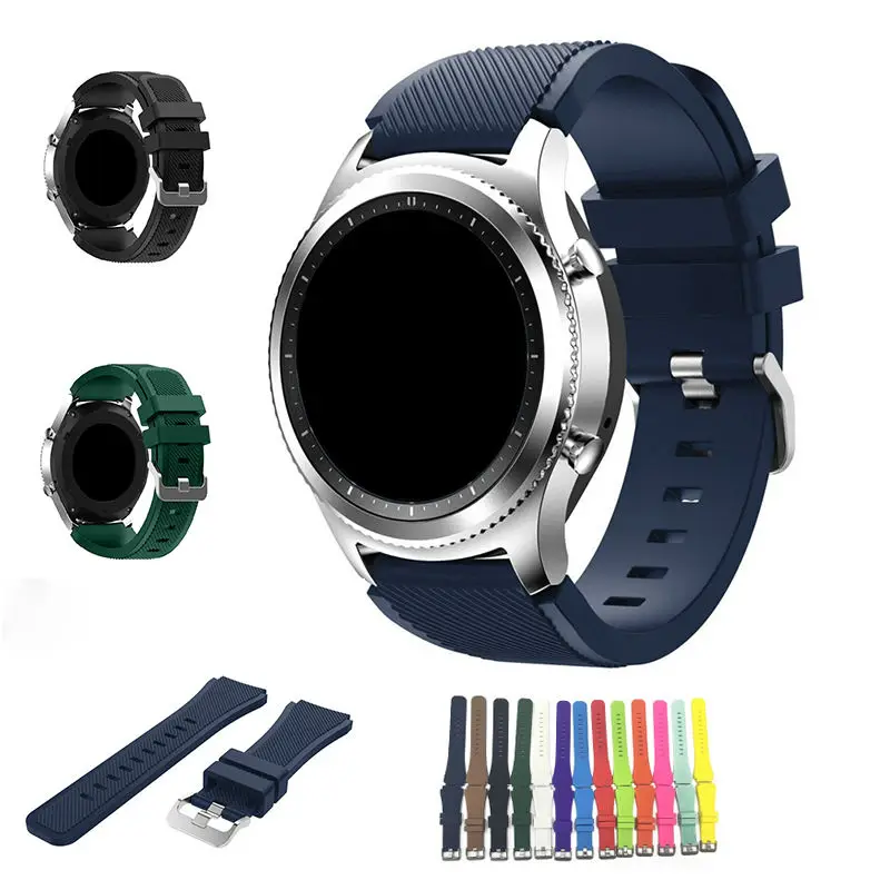 Ремешок URVOI для Samsung Gear S3 R760 R770 цветной активный Силиконовый браслет с застежкой
