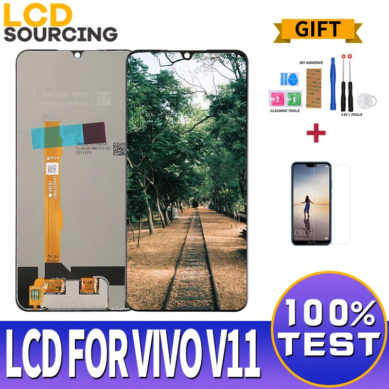 6.3 inch For Vivo V11 LCD Display Touch Screen Digitizer Assembly Glass Sensor For vivo y97 Display replacement free shipping
6.3 inch For Vivo V11 LCD Display Touch Screen Digitizer Assembly Glass Sensor For vivo y97 Display replacement free shipping