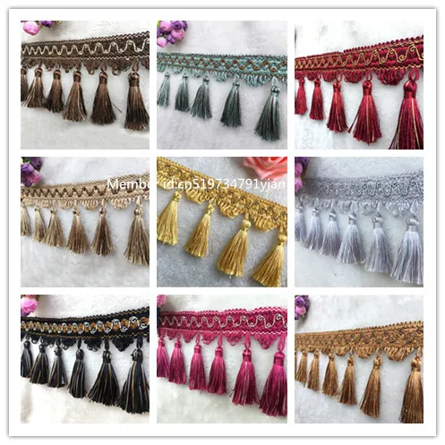 50 meters / batch 10CM long polyester lace tassel flower curtain cloth lace wedding accessories accessories textile tassels
50 meters / batch 10CM long polyester lace tassel flower curtain cloth lace wedding accessories accessories textile tassels