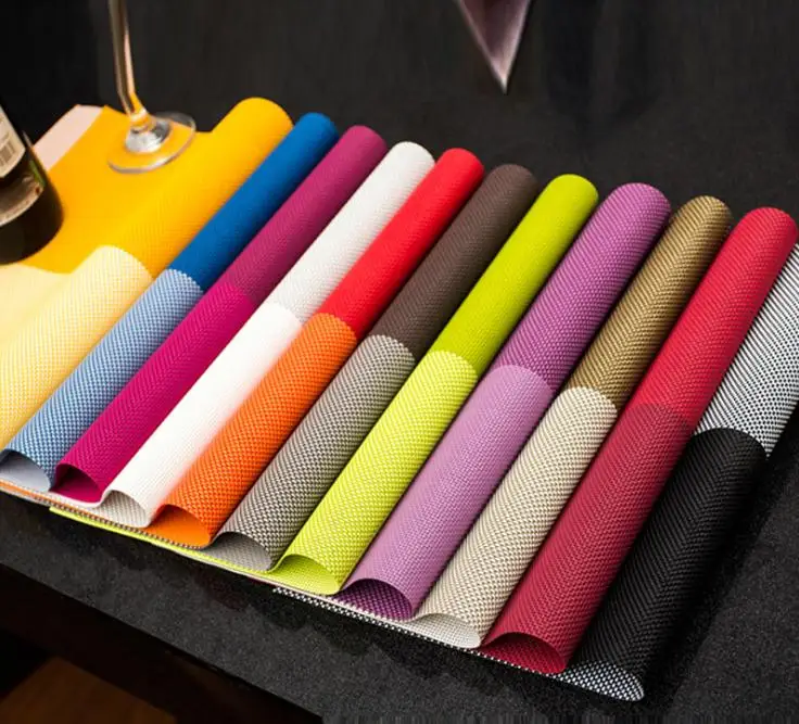 Placemat Table Mat Dining Mat Textilene PVC Insulation Anti Slip Pad Antibacterial Flame Retardant 30*45cm Reusable SN1650
Placemat Table Mat Dining Mat Textilene PVC Insulation Anti Slip Pad Antibacterial Flame Retardant 30*45cm Reusable SN1650