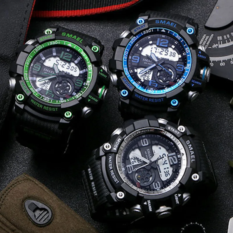 Men's Military Sport Watch Men Top Brand Luxury Famous Electronic LED Digital Wrist Watch Male Clock For Man Relogio Masculino
Men's Military Sport Watch Men Top Brand Luxury Famous Electronic LED Digital Wrist Watch Male Clock For Man Relogio Masculino