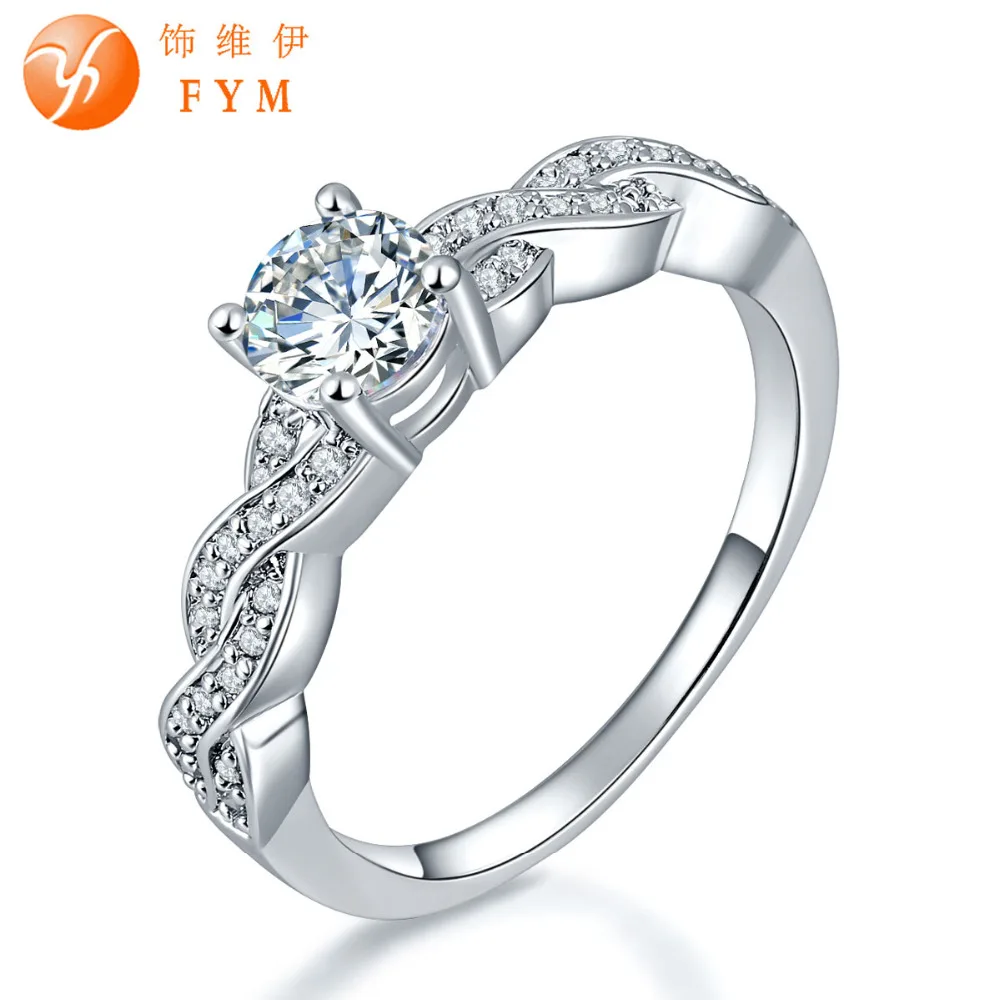 Trendy FYM Womens Rope Pattern Real Silver Color AAA Cubic Zirconia Ring for Wedding Women Finger Jewelry Bridal Rings
Trendy FYM Womens Rope Pattern Real Silver Color AAA Cubic Zirconia Ring for Wedding Women Finger Jewelry Bridal Rings