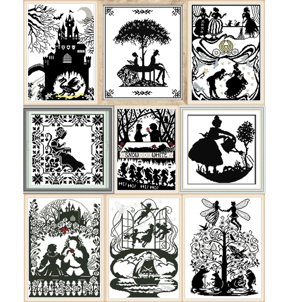 NKF Monochrome Figure Stamped Cross Stitch Patterns DIY Kits Needlework Embroidery Sets Cross Stitch for Home Decor
NKF Monochrome Figure Stamped Cross Stitch Patterns DIY Kits Needlework Embroidery Sets Cross Stitch for Home Decor