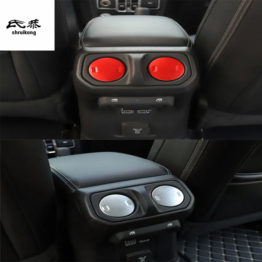 2PCS/Lot Aluminum Alloy Rear Air Conditioning Outlet Decoration Cover for 2018 JEEP Wrangler JL
2PCS/Lot Aluminum Alloy Rear Air Conditioning Outlet Decoration Cover for 2018 JEEP Wrangler JL