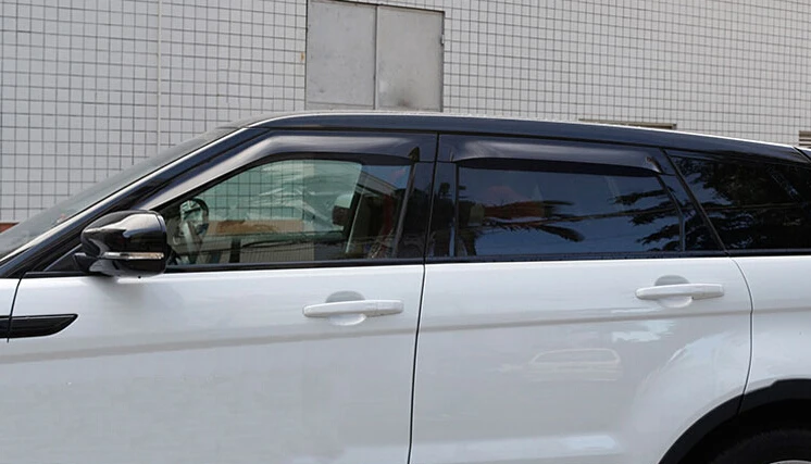 Sun visor Car accessories Window Visor Vent Shades Sun Rain Deflector Guard 4PCS/SET for evoque