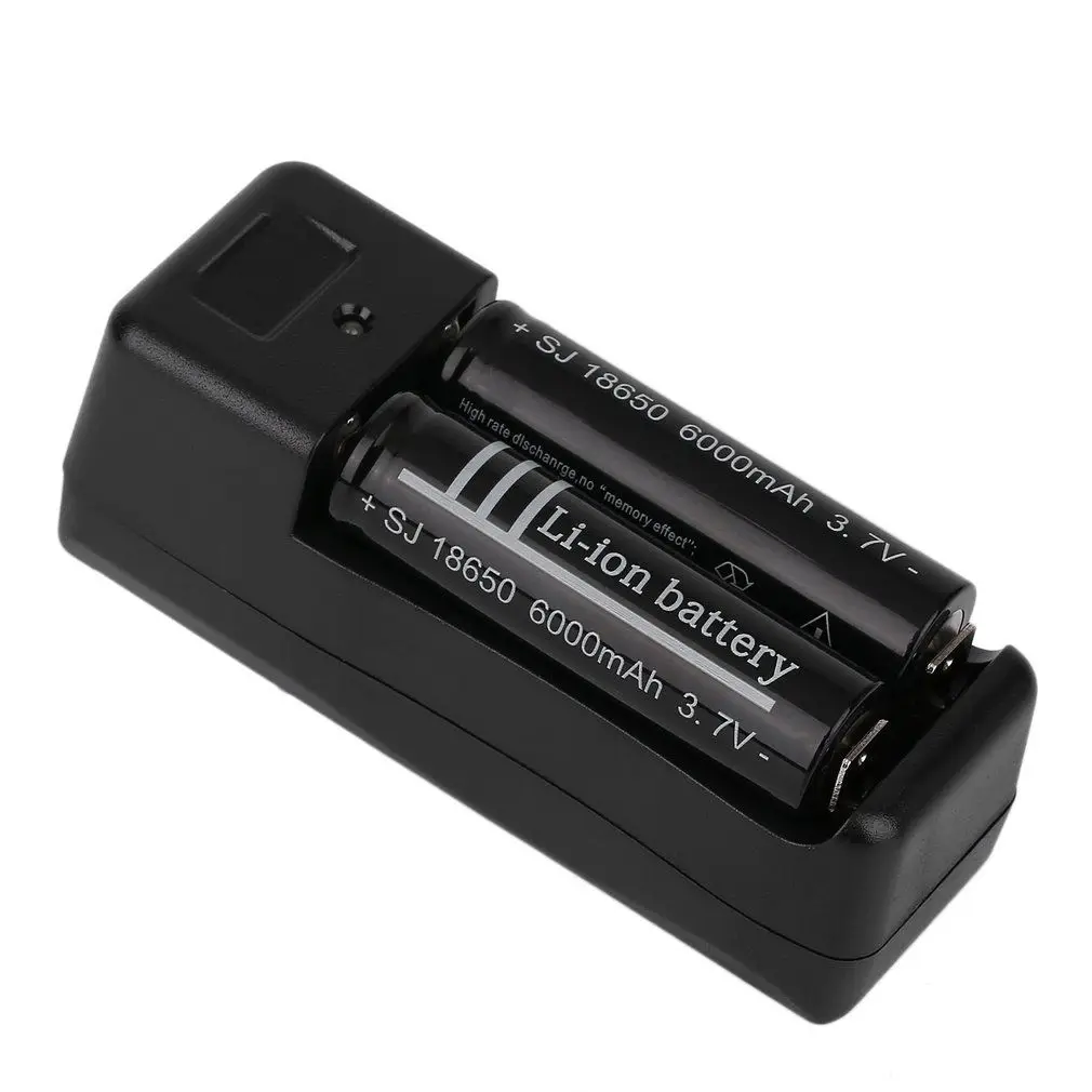 GTF 2x18650 6000mAh 3 7 V литий-ионные аккумуляторы + зарядное устройство | Электроника